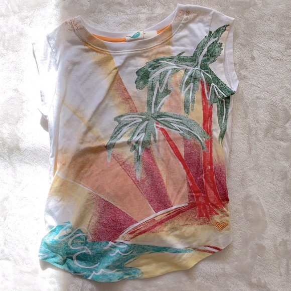 3/$25 Foxy Girl Open Tie Back T-Shirt Size Medium 8 10 - Picture 1 of 6